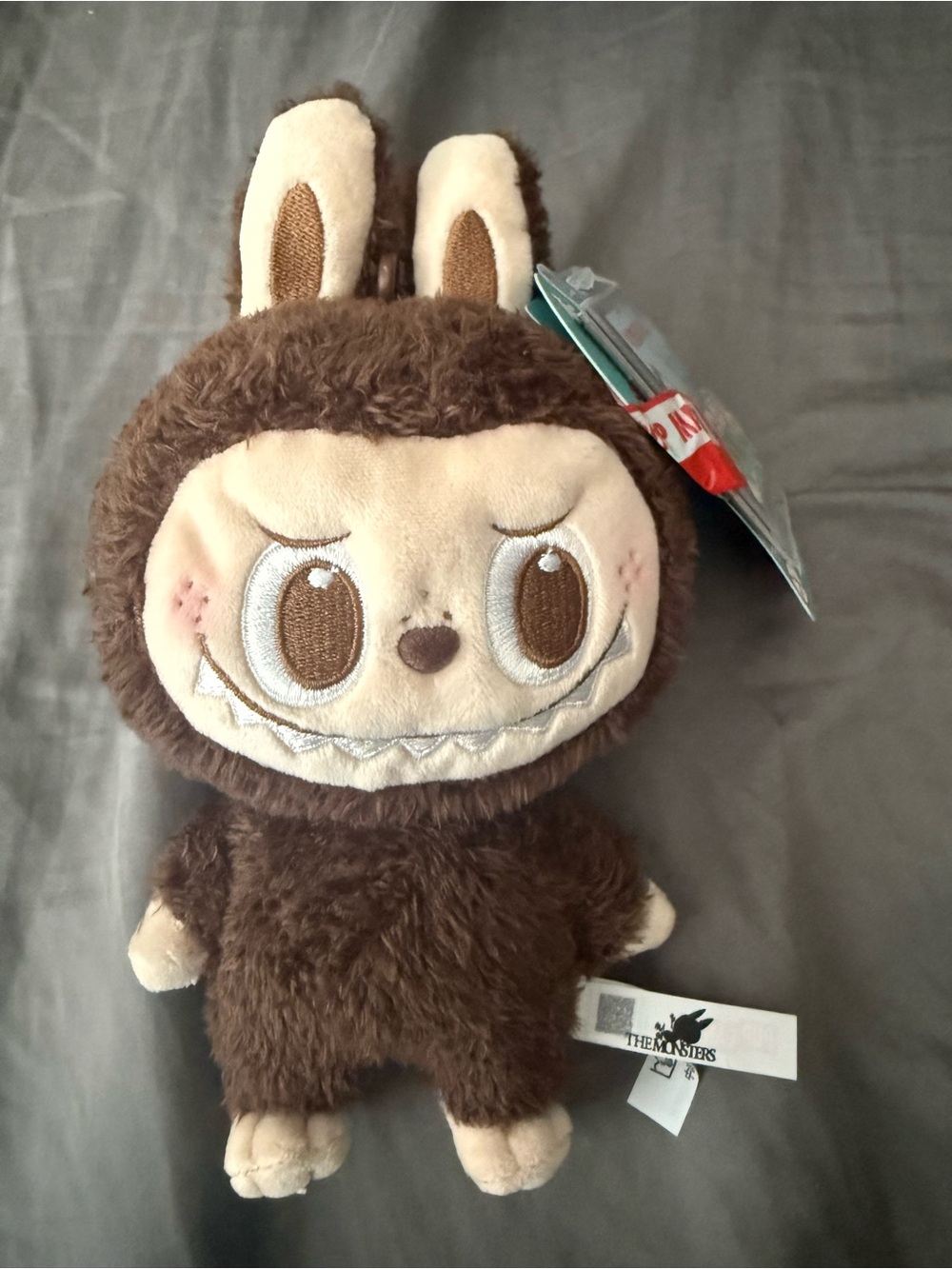 POP MART Pop Land PopLand Labubu Plush Doll Brown Pendant